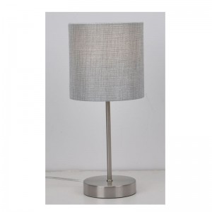 Bordslampa med linneskärm