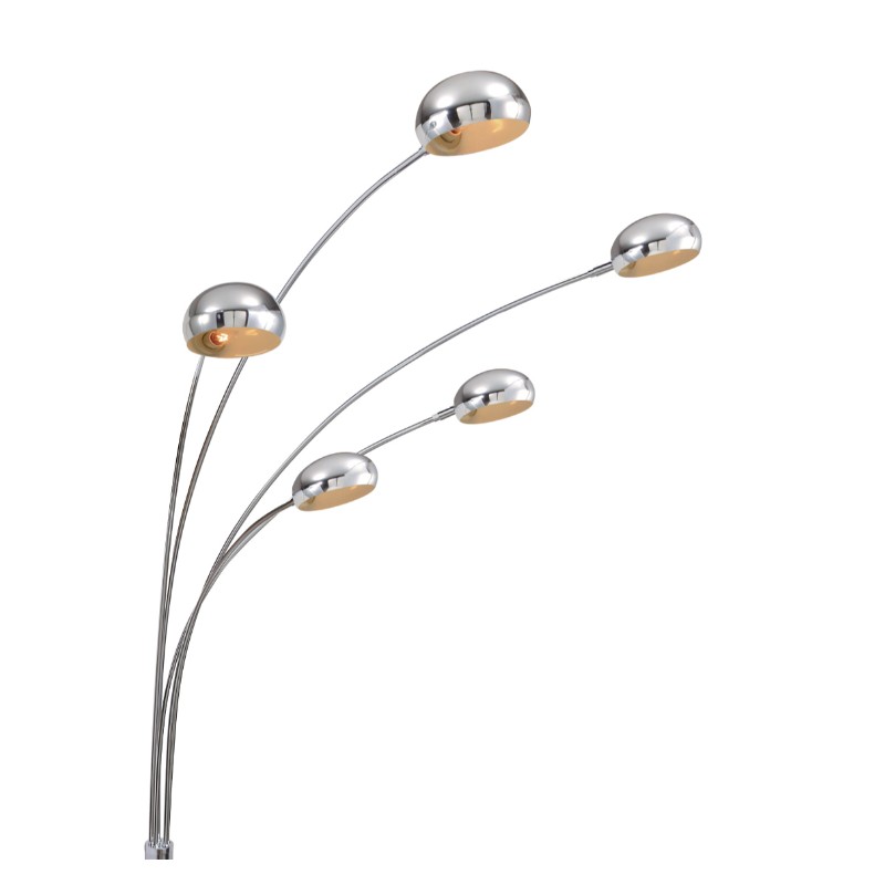 Modern golvlampa med marmorbund