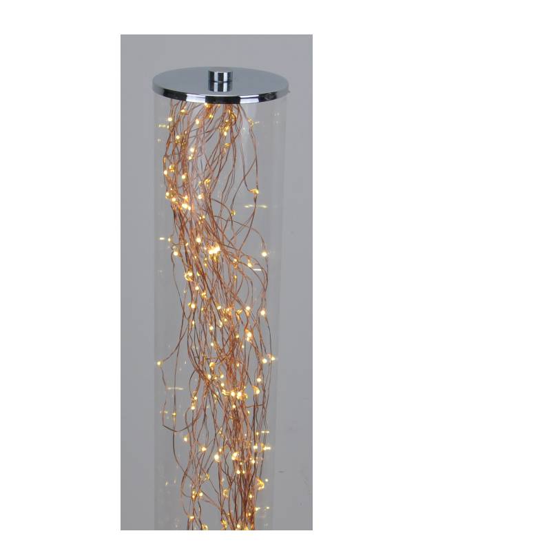 LED-golvlampa med akrylrör