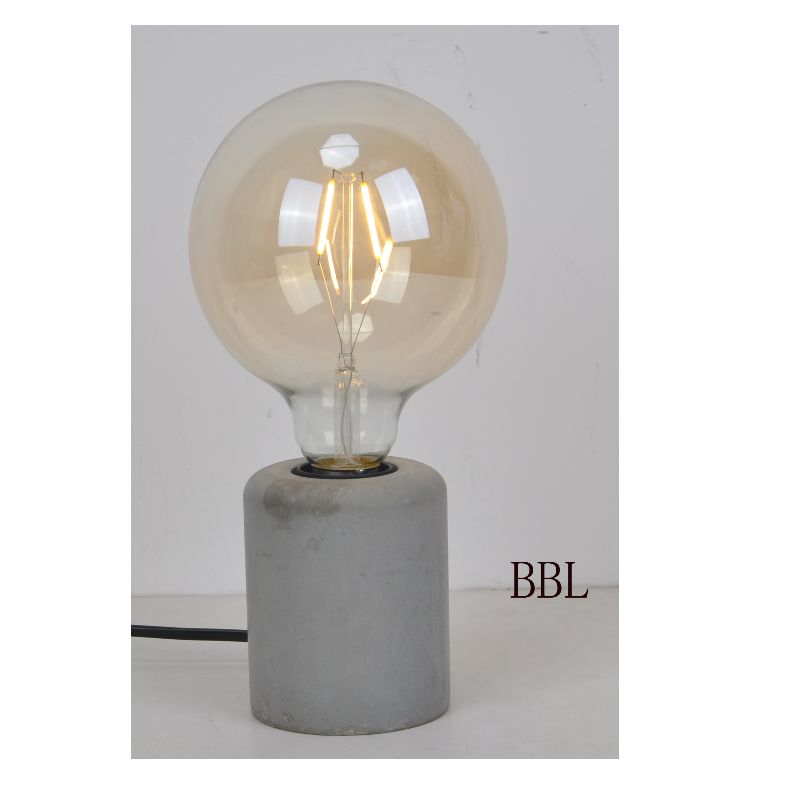 Bordslampa med liten kolonnbetong