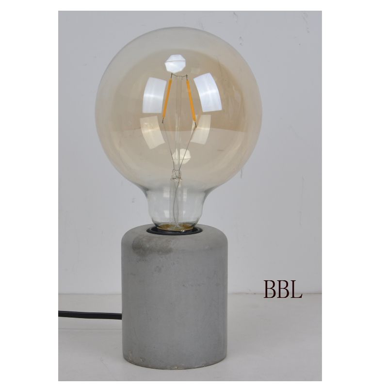 Bordslampa med liten kolonnbetong