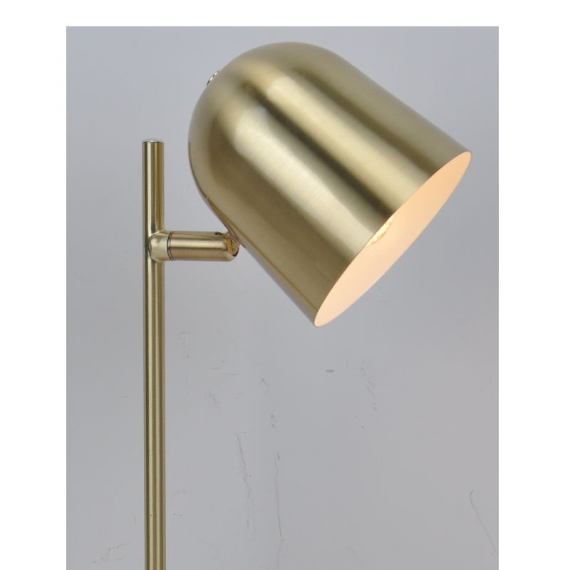 Bordslampa med roterbar metallskärm