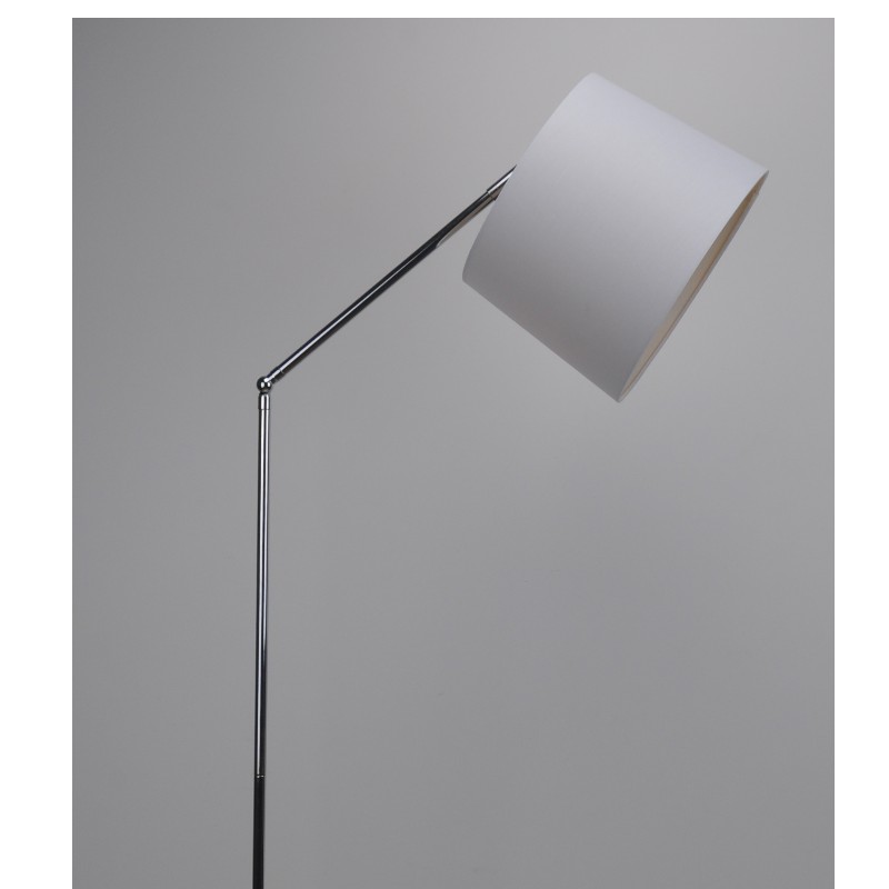 Golvlampa med tygskärm, och upp och ner funktion