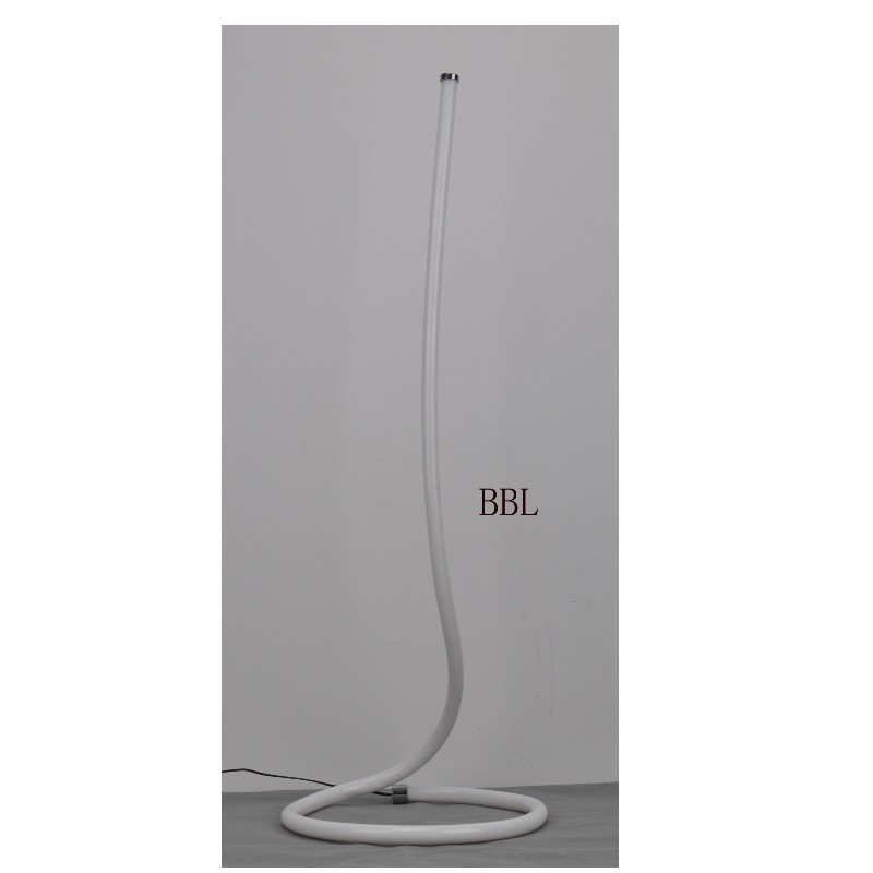 LED golvlampa med cirkel akrylrör