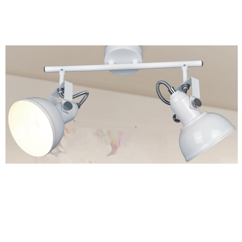 Spot light-2 med metallskärm och U-konsol