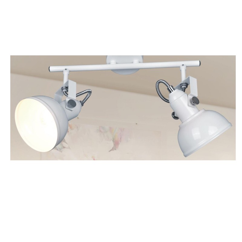 Spot light-2 med metallskärm och U-konsol