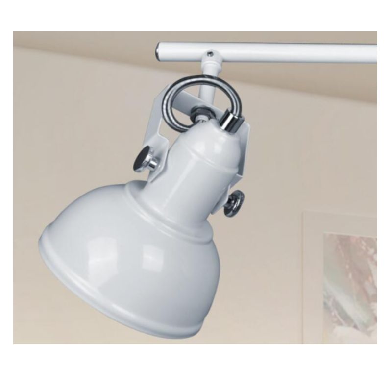 Spot light-3 med metallskärm och U-konsol