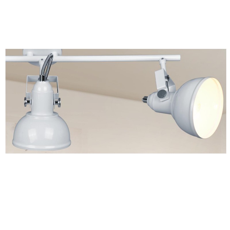 Spot light-3 med metallskärm och U-konsol