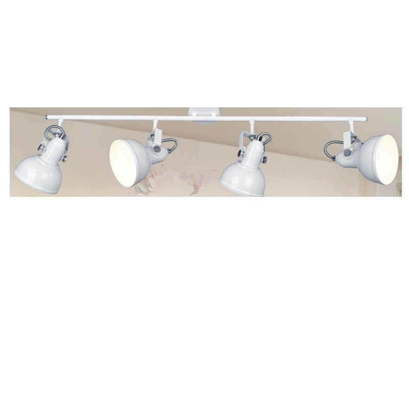 Spot light-4 med metallskärm och U-konsol