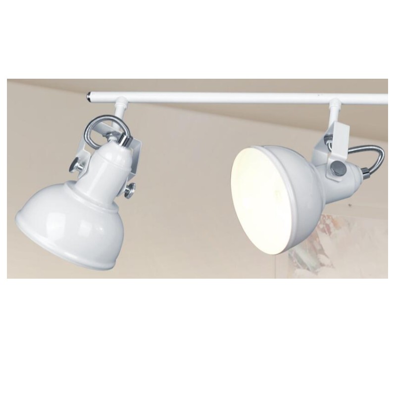 Spot light-4 med metallskärm och U-konsol