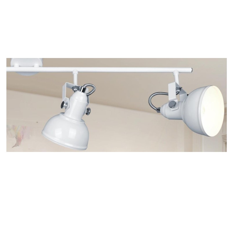 Spot light-4 med metallskärm och U-konsol